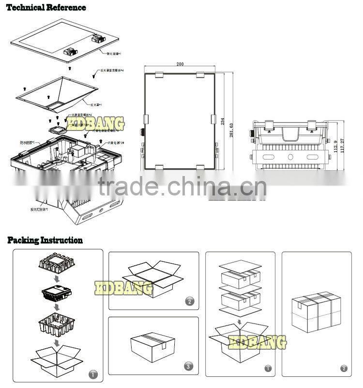 Alibaba high quality waterproof ip65 flood light led