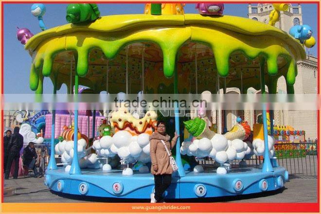 Happy carousel! China manufacture sweet worm big carousel rides for sale