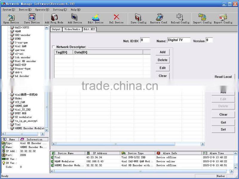 SC-4204 4 HD H.264 Encoder to DVB-C RF Modulator
