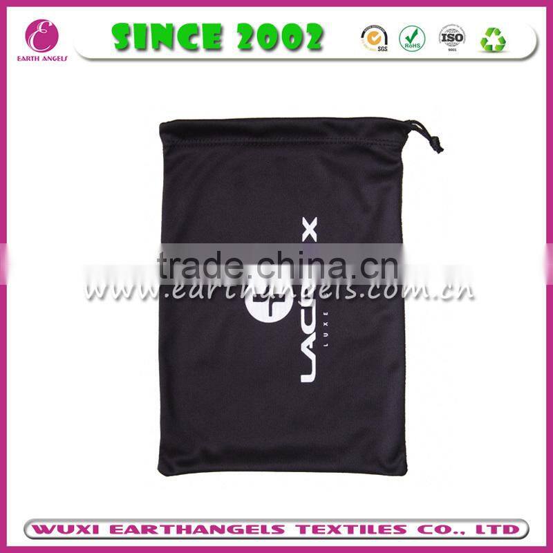 silk screen printing microfiber fabric goggle bag, eyeglass bag