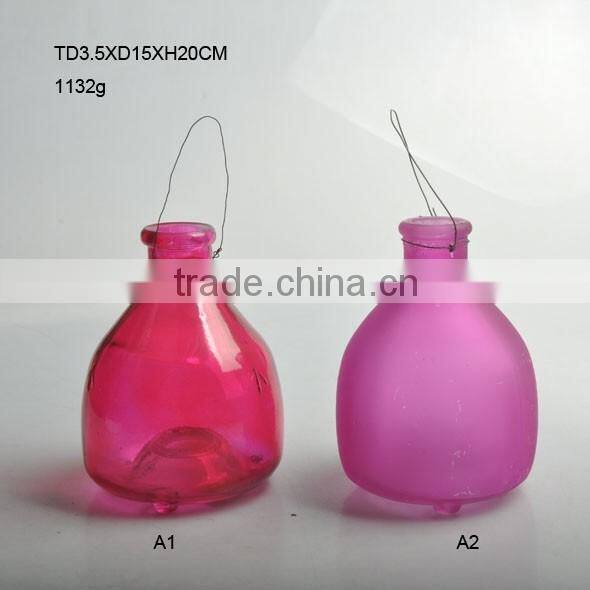 most popular transparent/decorative/spray glass insect trap for supermarket /garden decor