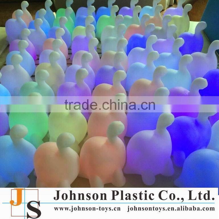 Novelty And Cute color changing LED night light easter bunny toy