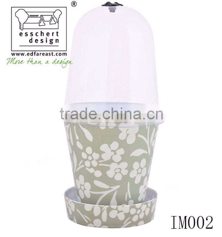 2016 Wholesale Unique Round shape Plastic Flowerpot