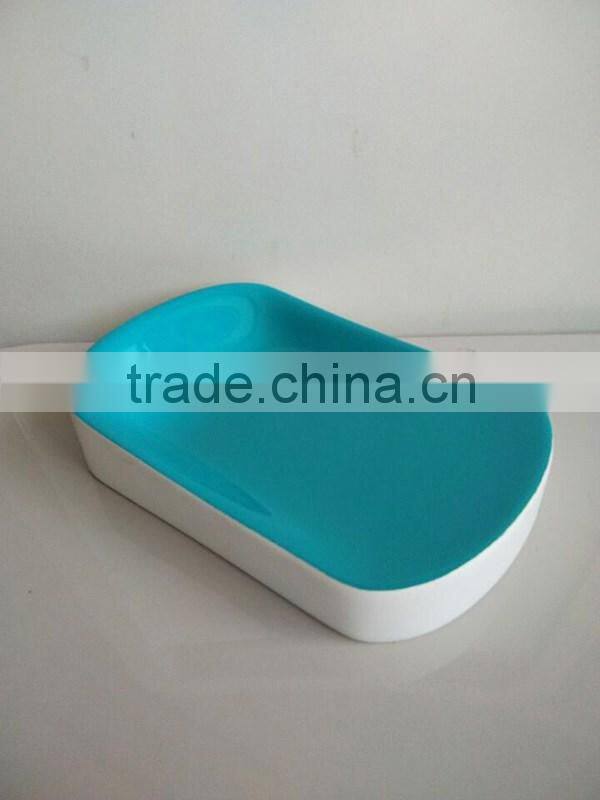 Glossy Glaze Ceramic 4-Piece Environmental Bathroom Accessory Set, Colorful Collection