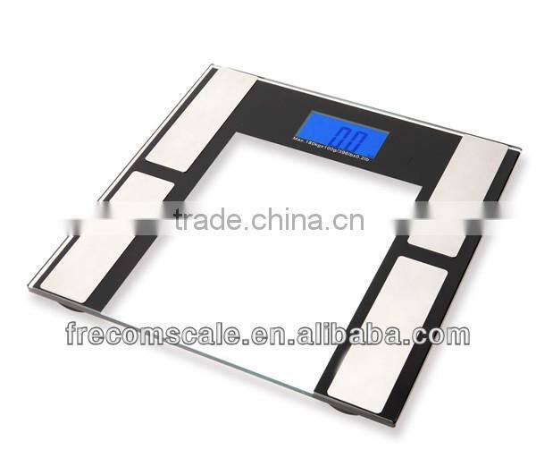 180kg digital body fat analyze scale can memory 10 users and measure body fat percent, BMI, BMR, humidity, bone