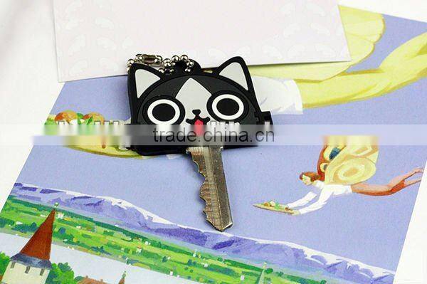 Cute Cat Design Fashion silicone 3D key covers