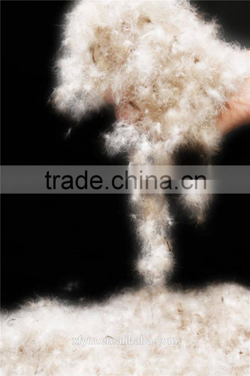 KSK 0820 90% hot selling grey duck down feather for jackets
