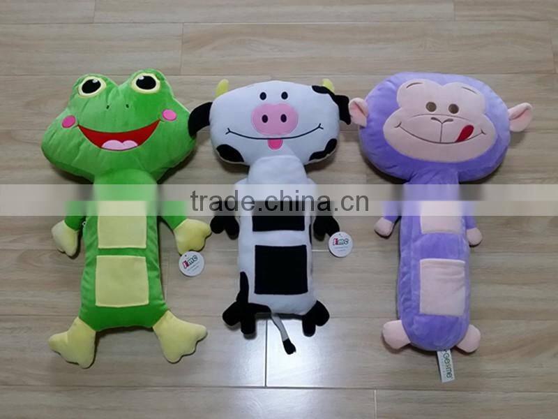 M3 Plush Car Seat Belt Animal Pets Toy for Kids