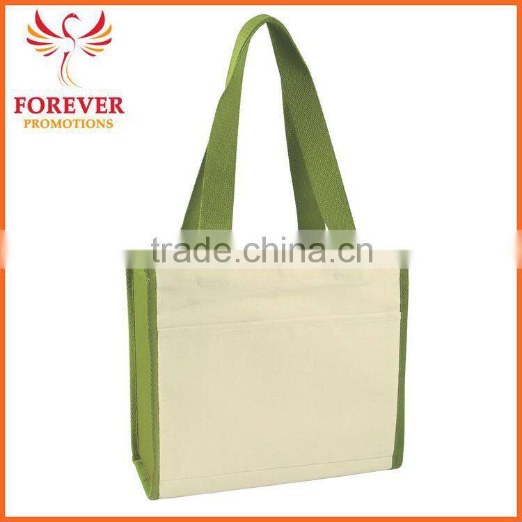 Custom Promotional Gifts 14 OZ. Heavy Cotton Natural Canvas Tote Bag