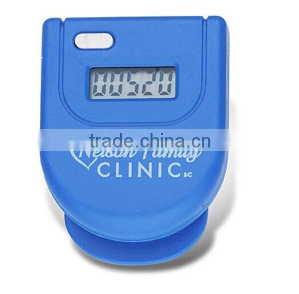 Big Logo Position Promotional Digital Single Function Pedometer with Clip