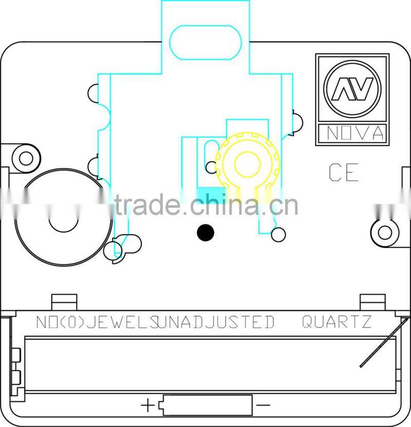 One big bell Snooze touch Light alarm clock hot sale