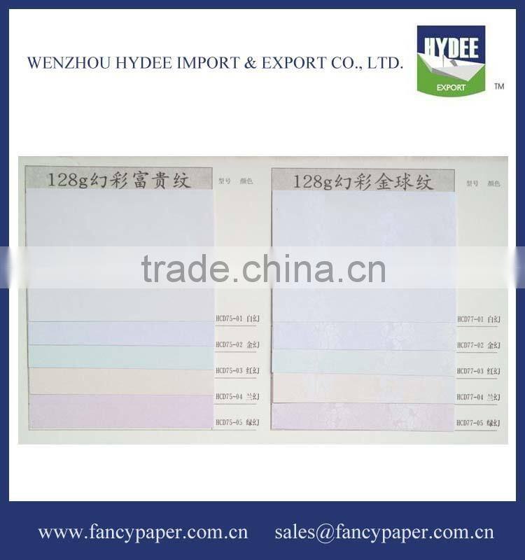 Fancy paper/ Embossed Pearl paper