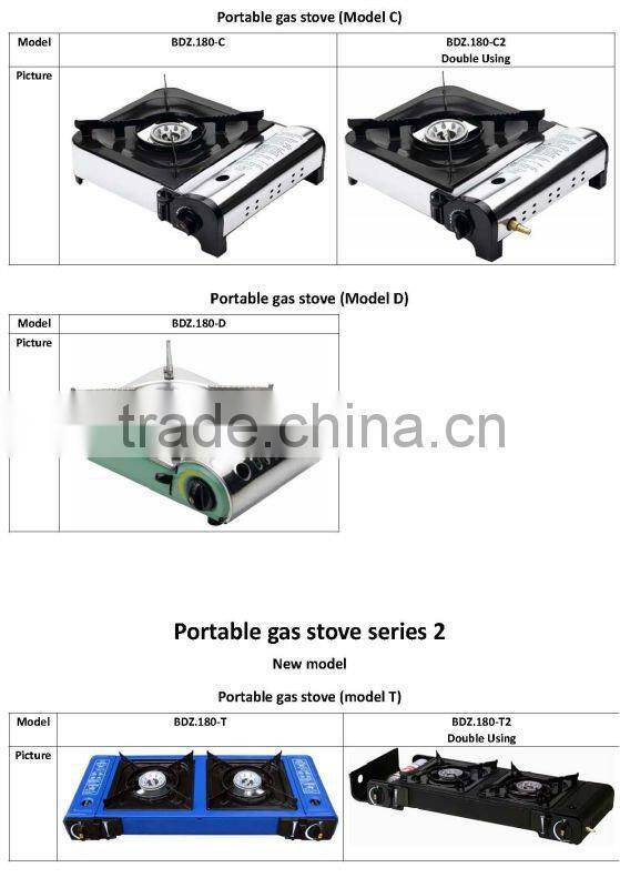 Cast Iron Portable Griddle LPG Camping Gas Cooktop