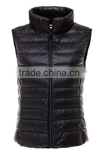 Woman Ultra light padded down vest for winters