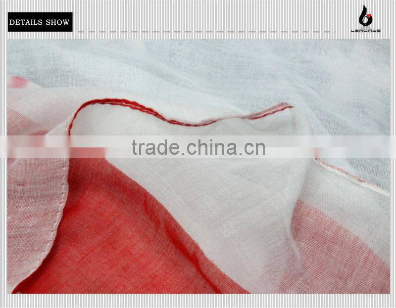 cheap spring polyester hijab american flag scarf