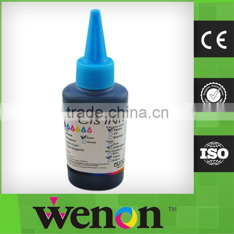6 colors dye sublimation ink for Epson