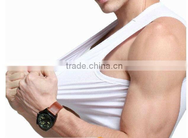 New style mens black sports tank tops sports vest