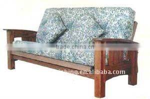 Wooden boston arm sofa with full body