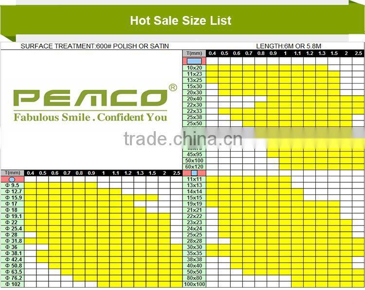 China suppliers high quality cheap price standard hollow sections stainless steel seamless pipe