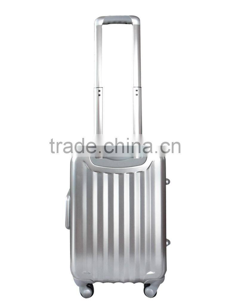 2014 new design aluminium material trolley luggage, suitcase,20,24,28 luggage