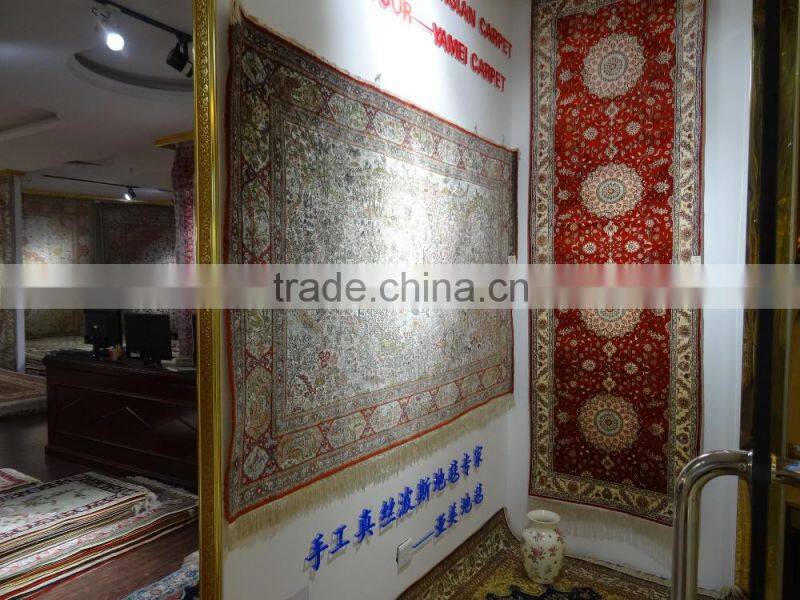 handmade 100% silk rug,wall hanging rugs tapestry