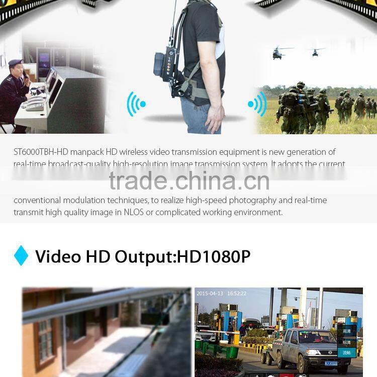 professional hd wireless microwave cofdm transmitter