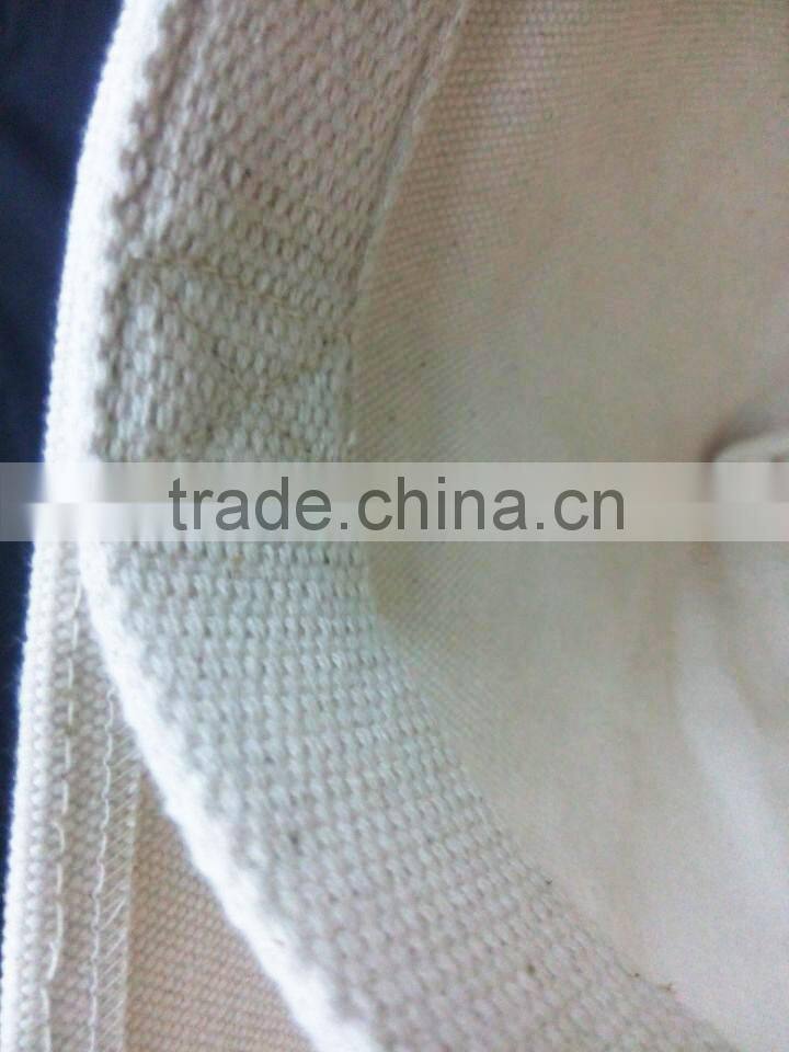 Natural stripe canvas beach tote bag gold supplier