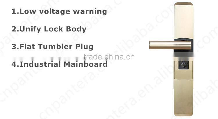 Left Hand Digital Biometric Smart Password Fingerprint Door Lock with Zinc Alloy