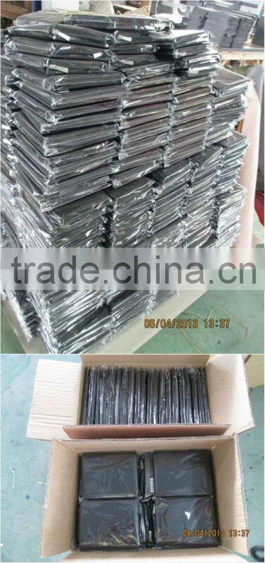 2015 High quality leather notebook with button closure