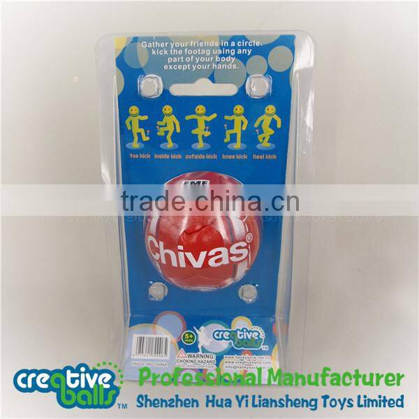 Promotional cheap footbag,custom funny hackysack.