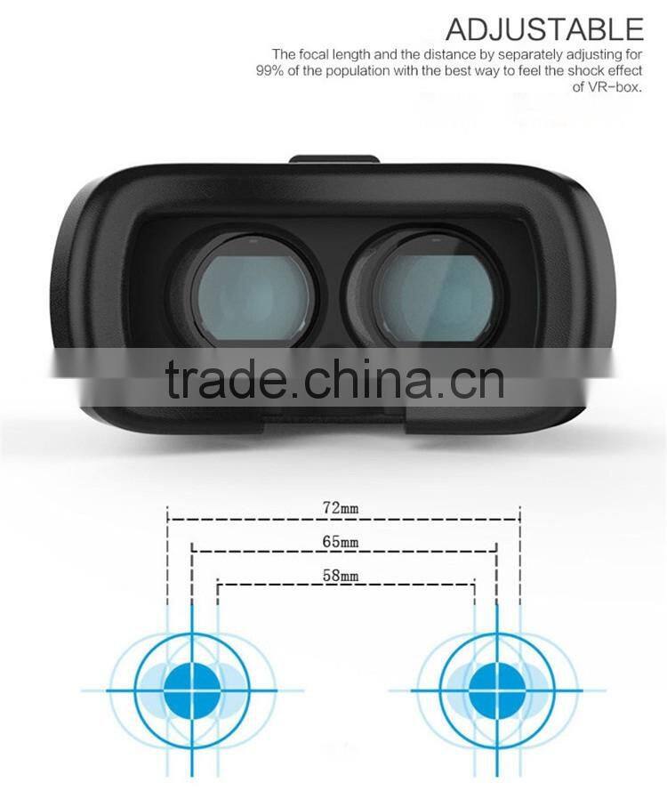 3D VR box head mount virtual augmented reality headset glasses