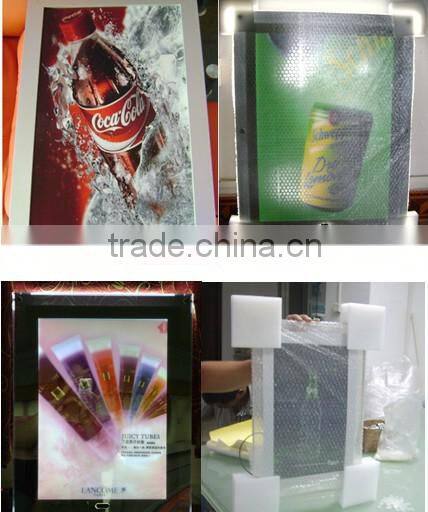 A0-A4 frameless LED sensor mirror light frames