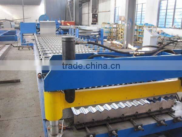 Corrugated Metal Roof Sheet Machine, Wall And Roof Tile Roll Forming Machine