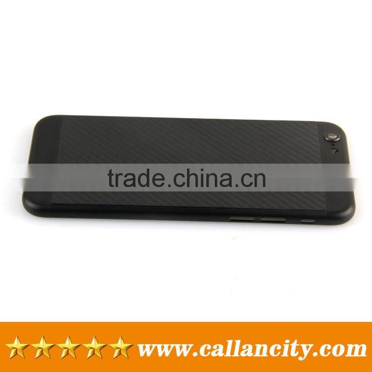 2016 new arrival matte carbon fiber for iphone 6 plus housing custom