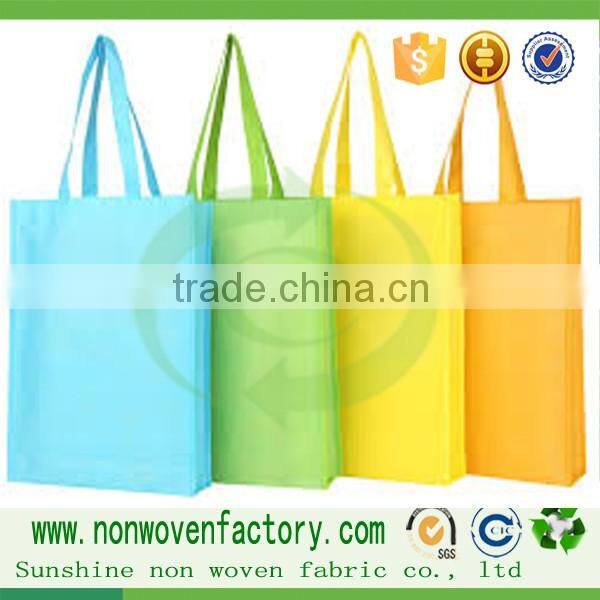 Colorful nonwoven fabric for flower packing and home decoration polypropilen shopping bag