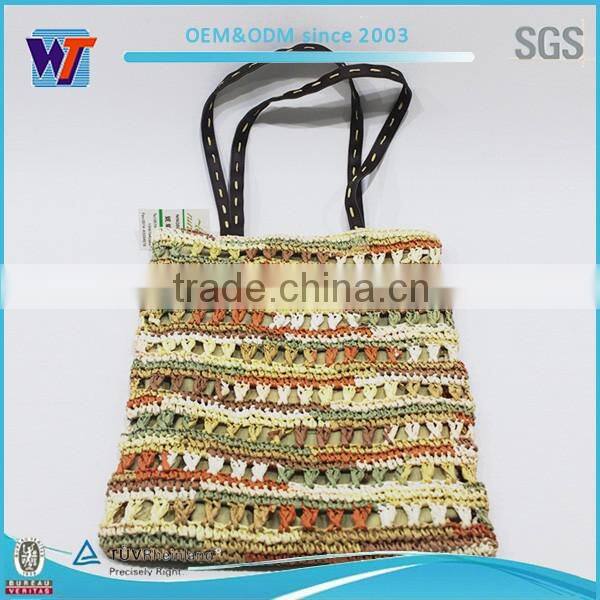 Bamboo bracelets shoulder women canvas messenger bag