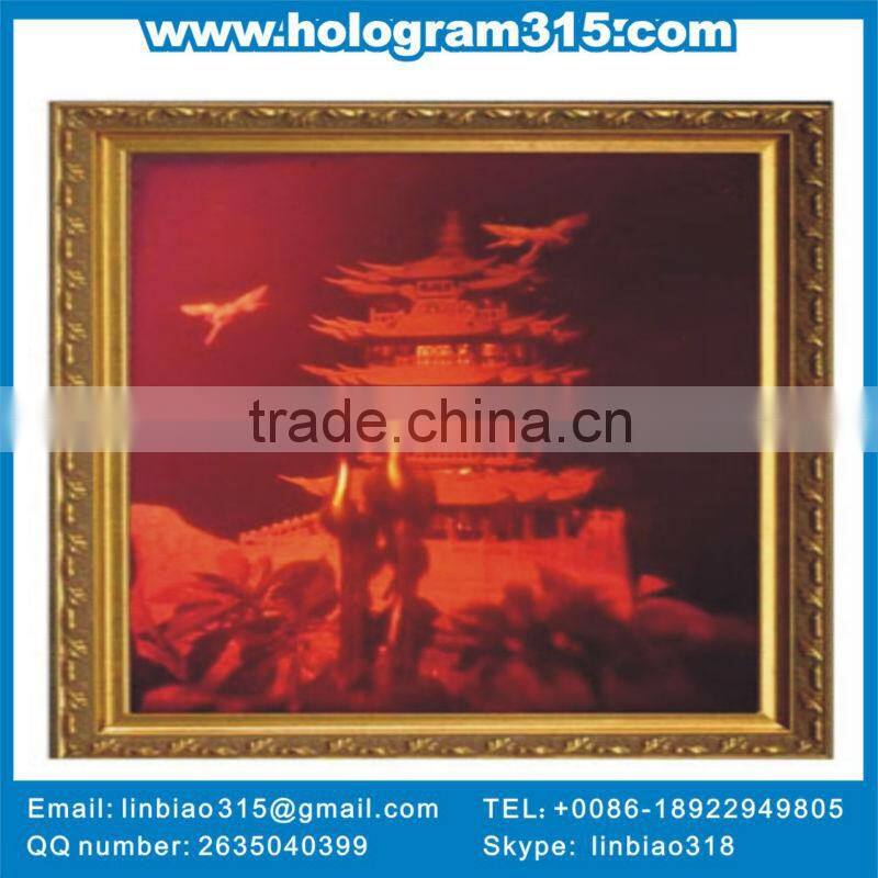 3d hologram wall art picture printing for home decoration
