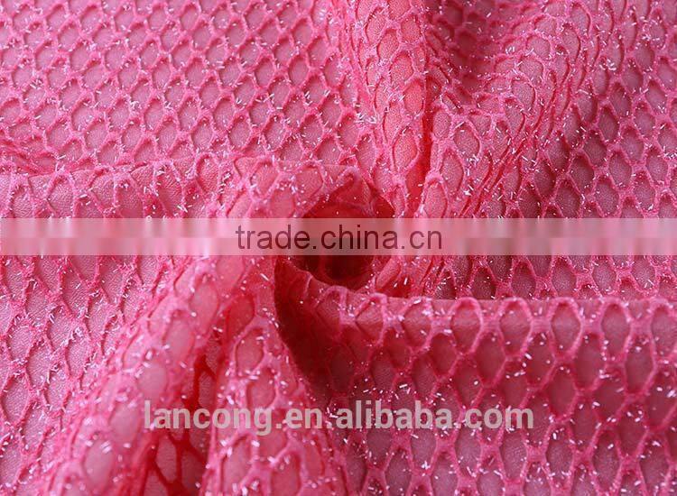 Wholesale fabric Fashion Dresses Knit Polyester Tricot Mesh Fabric