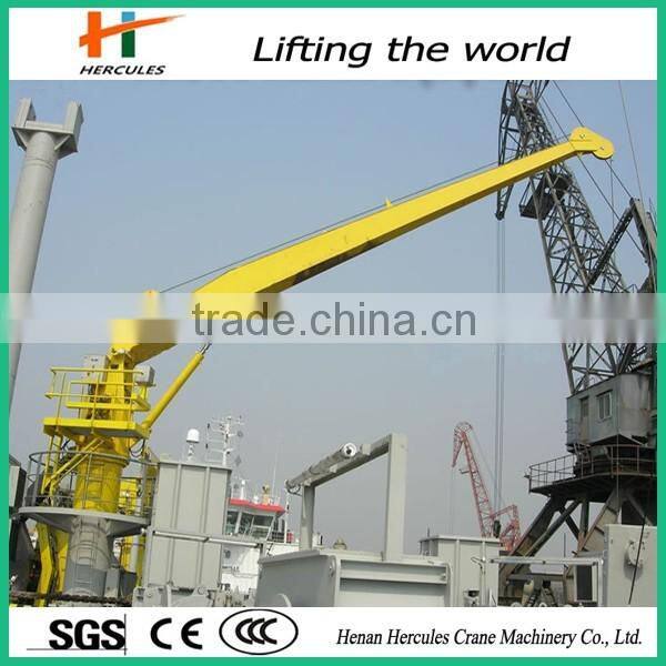 Light Load Marine Deck Crane With Hydraulic System