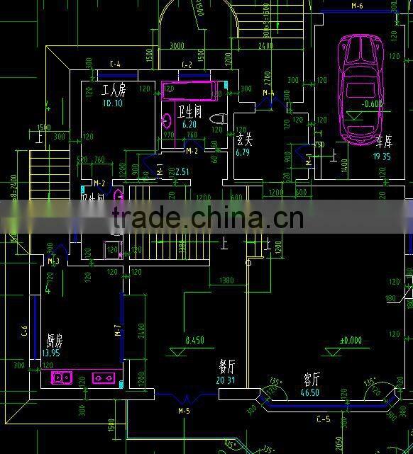 2016 china cheap prefab villa