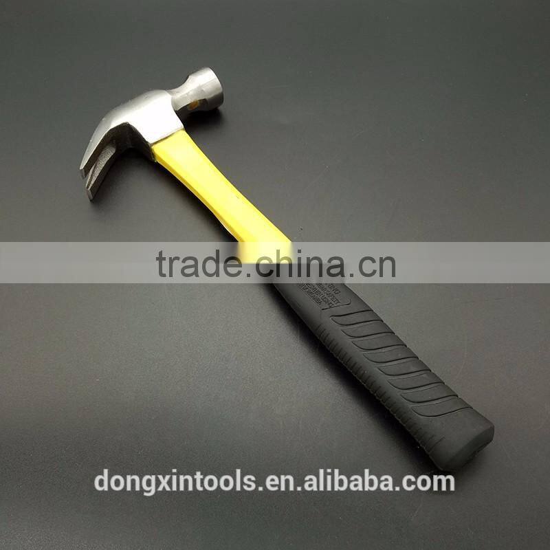 16oz claw hammer with fiberglass handle hammer