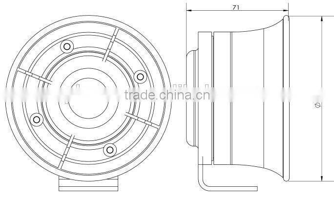 100w tweeter outdoor driver unit