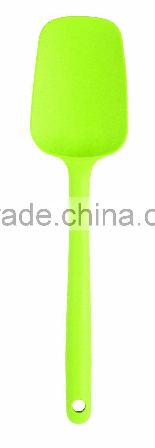 Easy to clean; dishwasher safe All Silicone Spoon Spatula