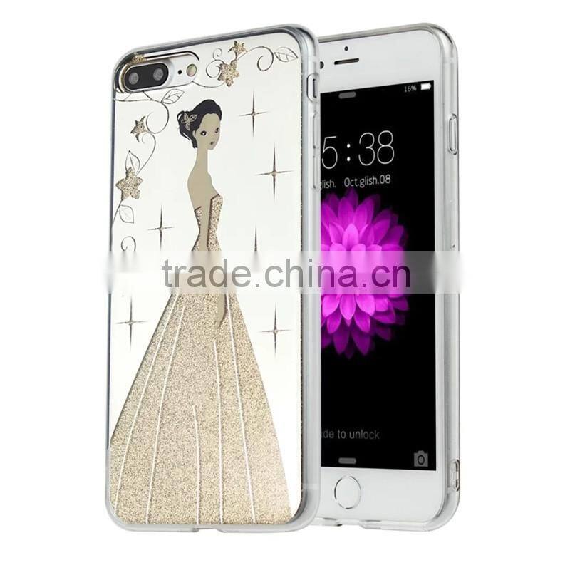 New products 2016 for iPhone 7 back cover, for iPhone 7 7 plus bling bling glitter tpu case cover skin