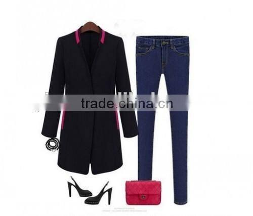 Ladies Professional One Button Coat Office Staff Orange Coats