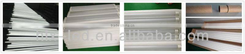 Energy saving milky cover uniform lighting 120cm 18w led tube lights