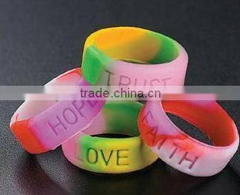 fashio hot selling silicone rubber finger ring