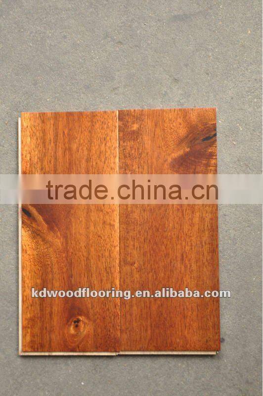 Multi layer engineered pre finished Acacia wood flooring