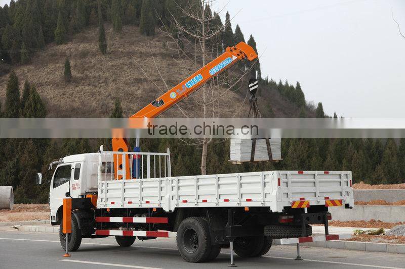6.3ton loading crane truck mounted, Model No.: SQ6.3S3, hydraulic crane with telescopic arms