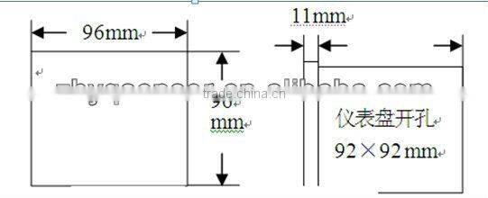 Temperature and pressure double indicator / alarm unit
